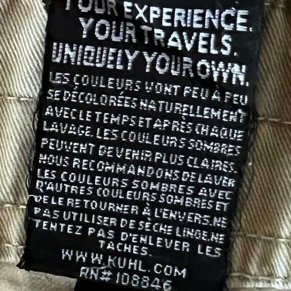 Kuhl Rydr Lean Pants Mens Fits 42 x 24 Hiking Outdoor Beige Destroyed Holes - Picture 7 of 14